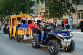 Югорский карнавал в день города. 55 летний юбилей