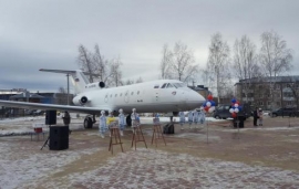 В Югорске открылась зона отдыха с самолётом ЯК-40